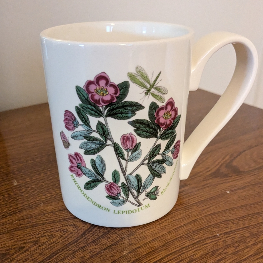 Portmeirion Large Rhododendron Mug Made In England Dishwasher Safe